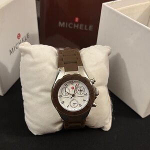 Michele Brown and Silver Smartwatch